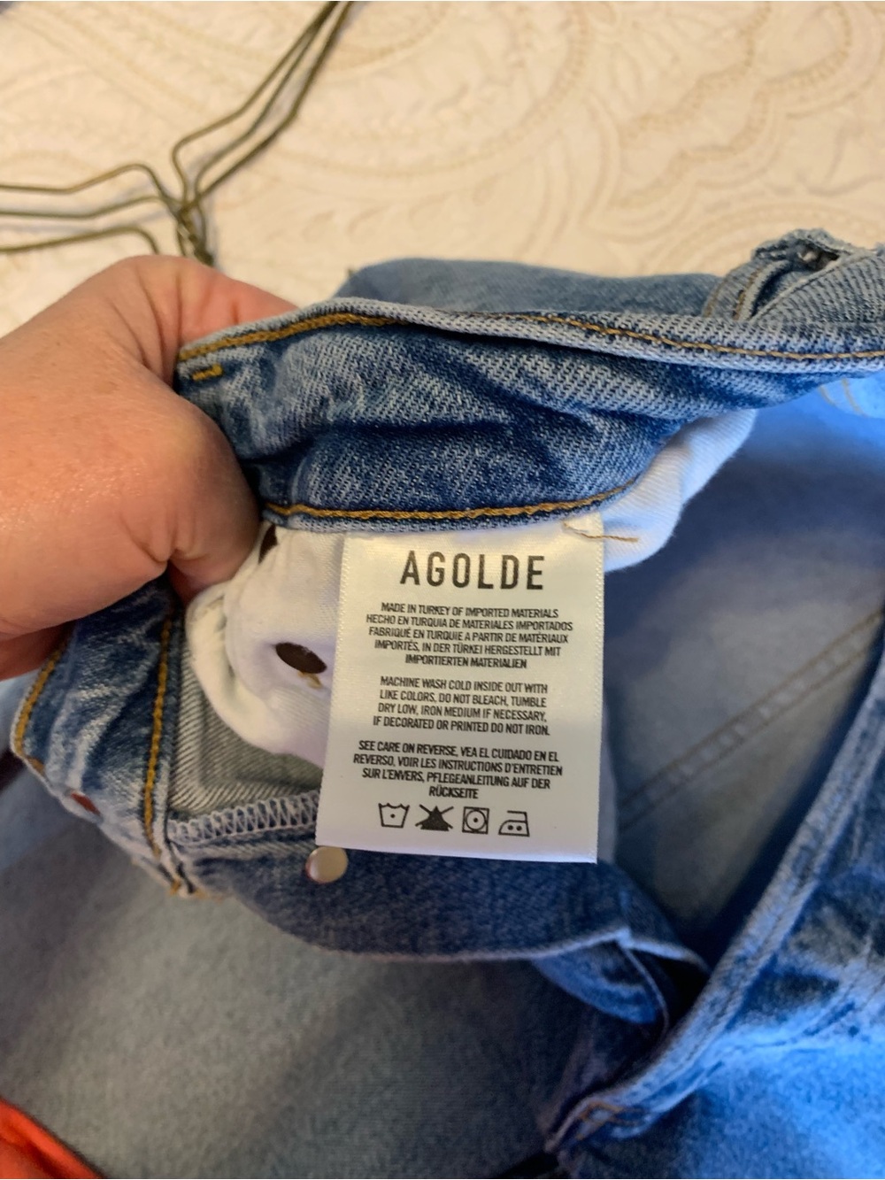 Like New - Agolde - High Rise Riley Long - Frequency - Size 32 - Picture 4 of 9